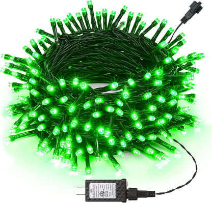100FT 300 LED String Lights with 8 Modes Timer Connectable Waterproof Plug-In Fairy Lights for Home, Garden, Party, Holiday, Tree, Christmas Decorations (Green)
