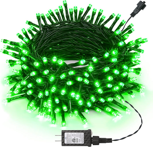 100FT 300 LED String Lights with 8 Modes Timer Connectable Waterproof Plug-In Fairy Lights for Home, Garden, Party, Holiday, Tree, Christmas Decorations (Green)