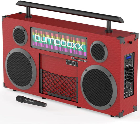 V3S Freestyle Bluetooth Boombox in Red by